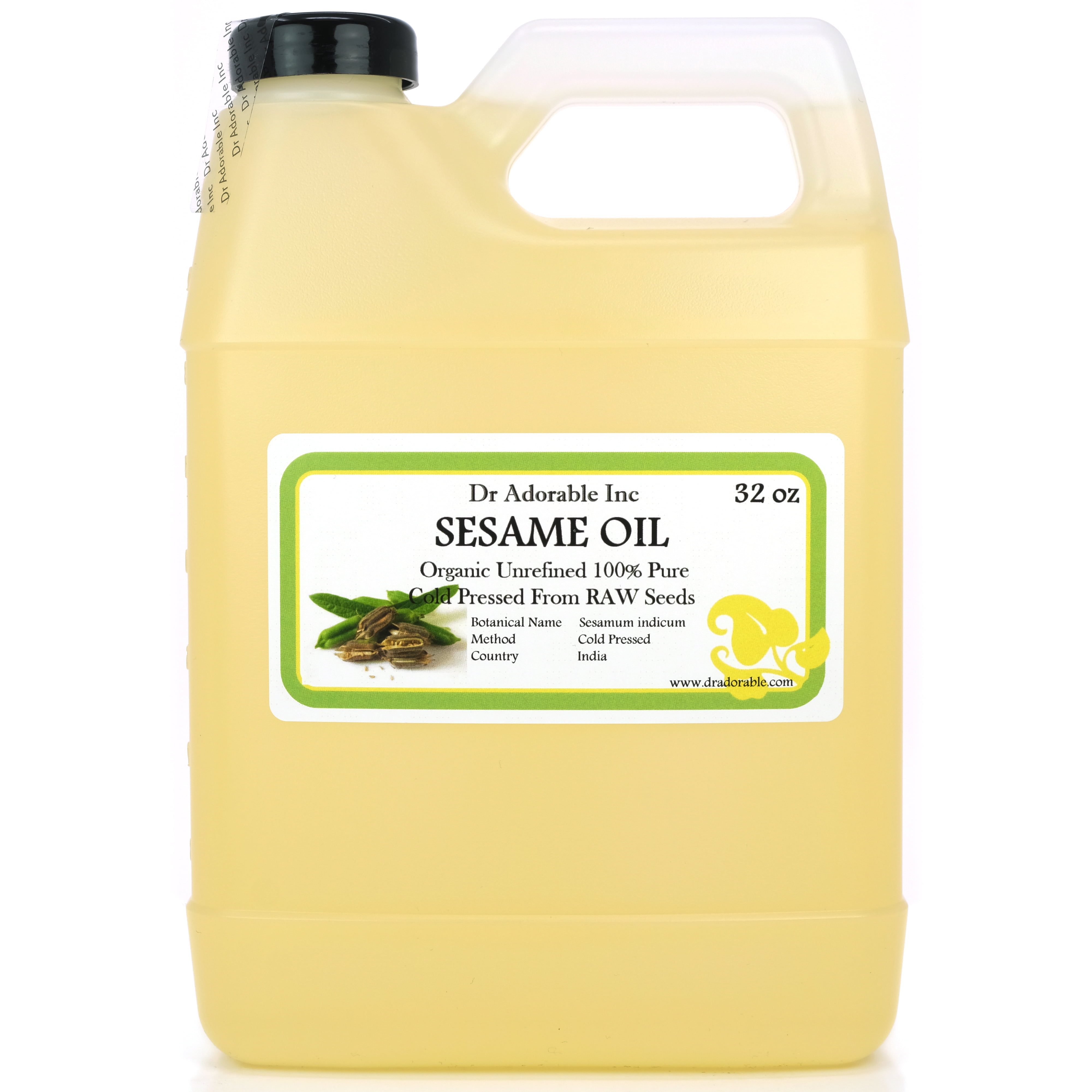 Dr. Adorable 100 Pure Sesame Seed Oil from RAW Seed Unrefined