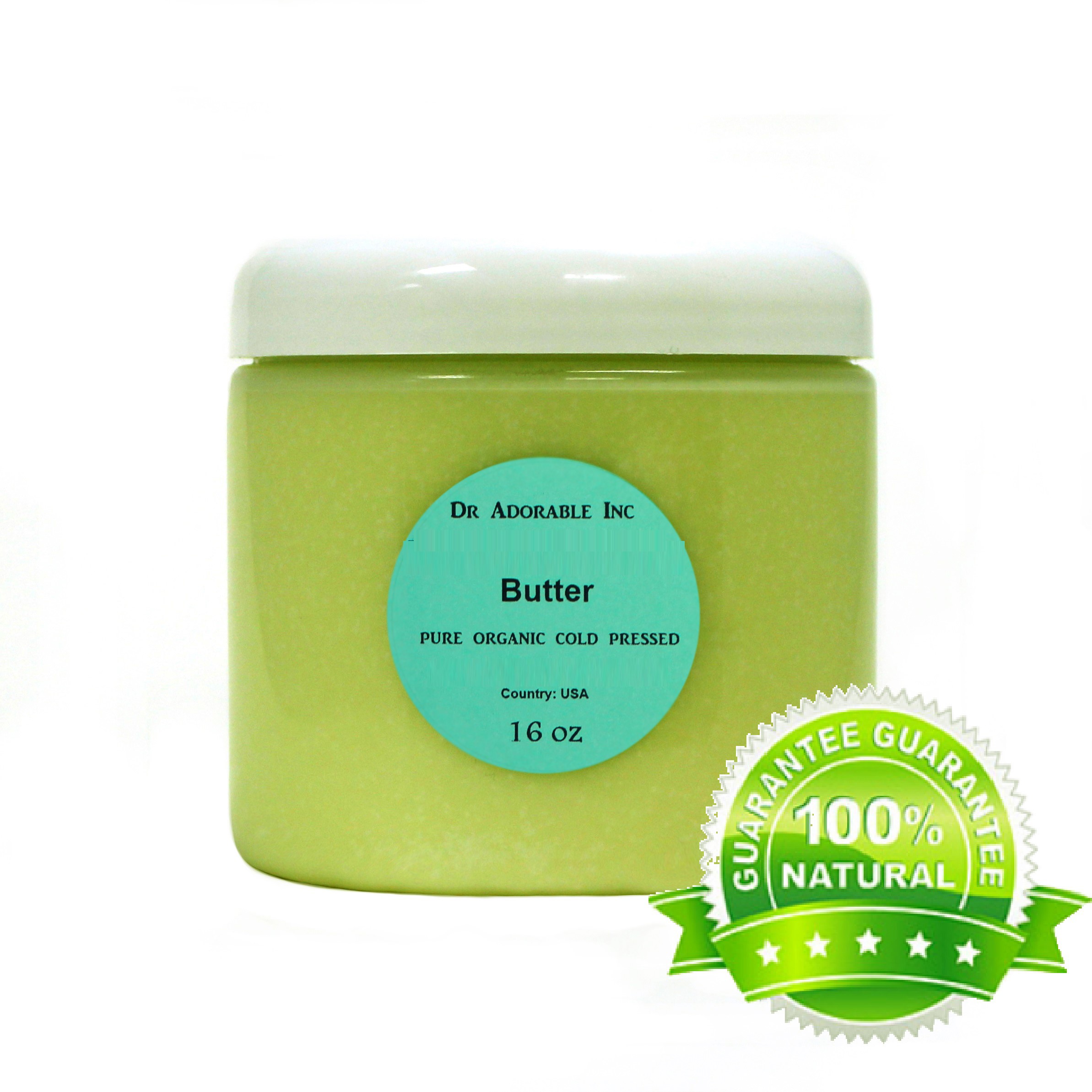 Dr Adorable - 16 oz - Grapeseed Butter - Unrefined Organic Fresh ...