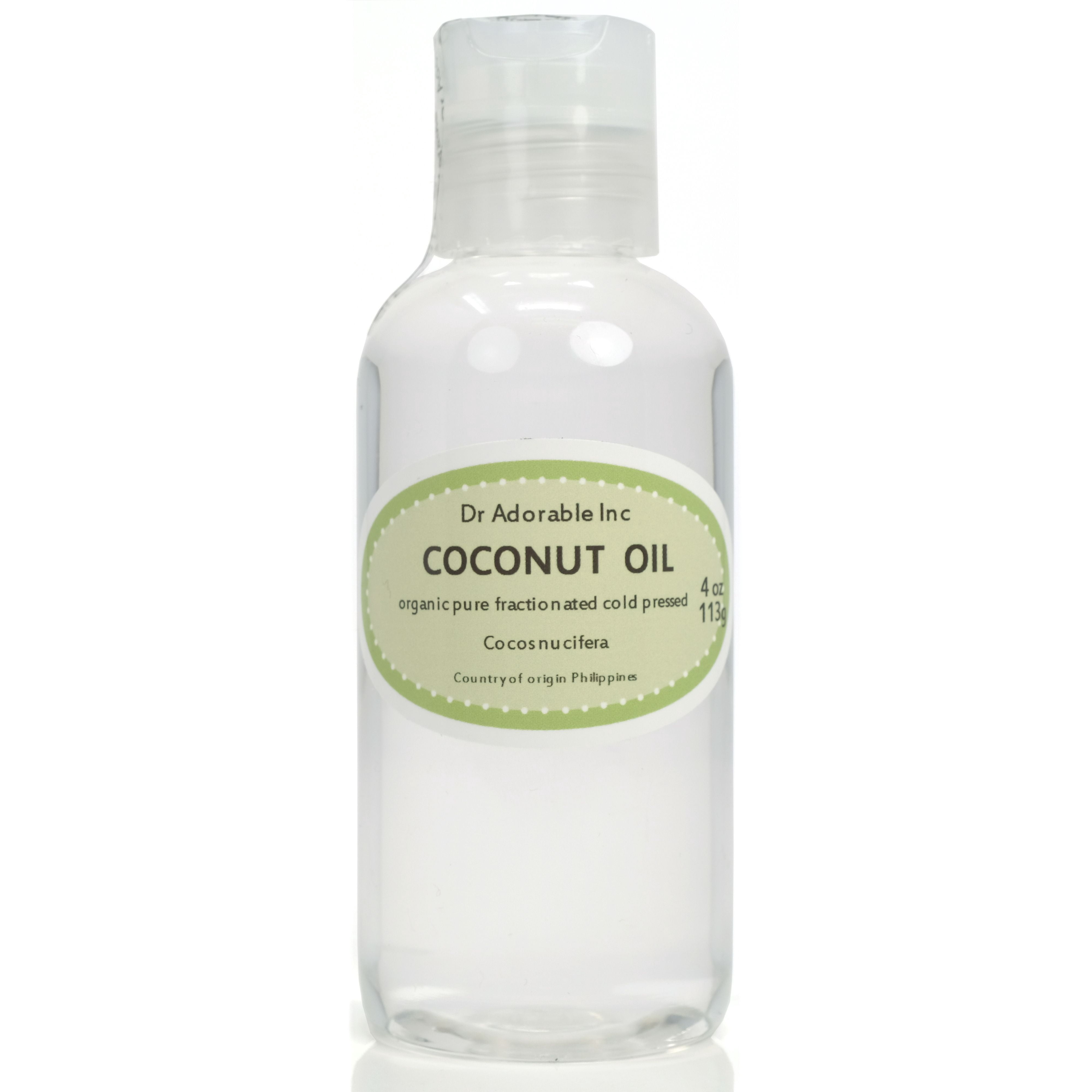 Dr. Adorable 100% Pure Fractionated Coconut Oil - Organic, 32 Oz (1 Quart) Carrier Oil
