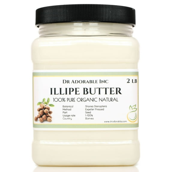 Dr Adorable - 2 lb - Illipe Butter - Organic Fresh Natural