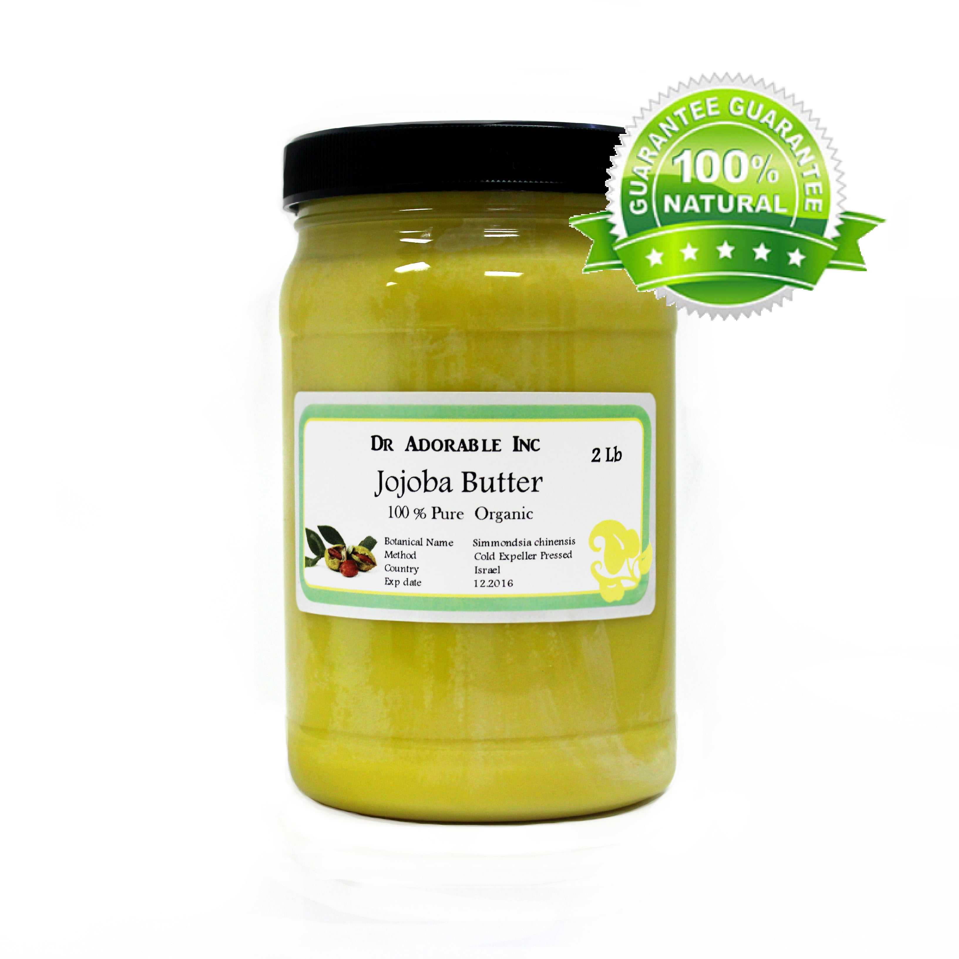 Dr Adorable - 2 lb - Jojoba Butter - Organic 100% Pure Raw