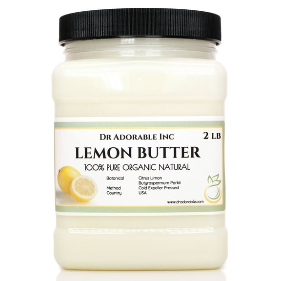 Dr Adorable - 2 lb - Lemon Butter - Unrefined Organic Fresh Natural