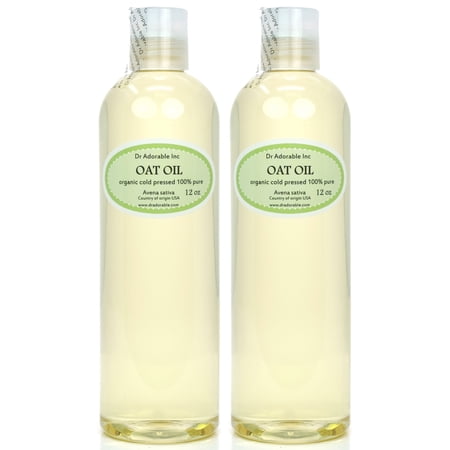 Dr Adorable - 24 oz - Oat Oil - 100% Pure Organic Cold Pressed Natural (2 of 12 oz)