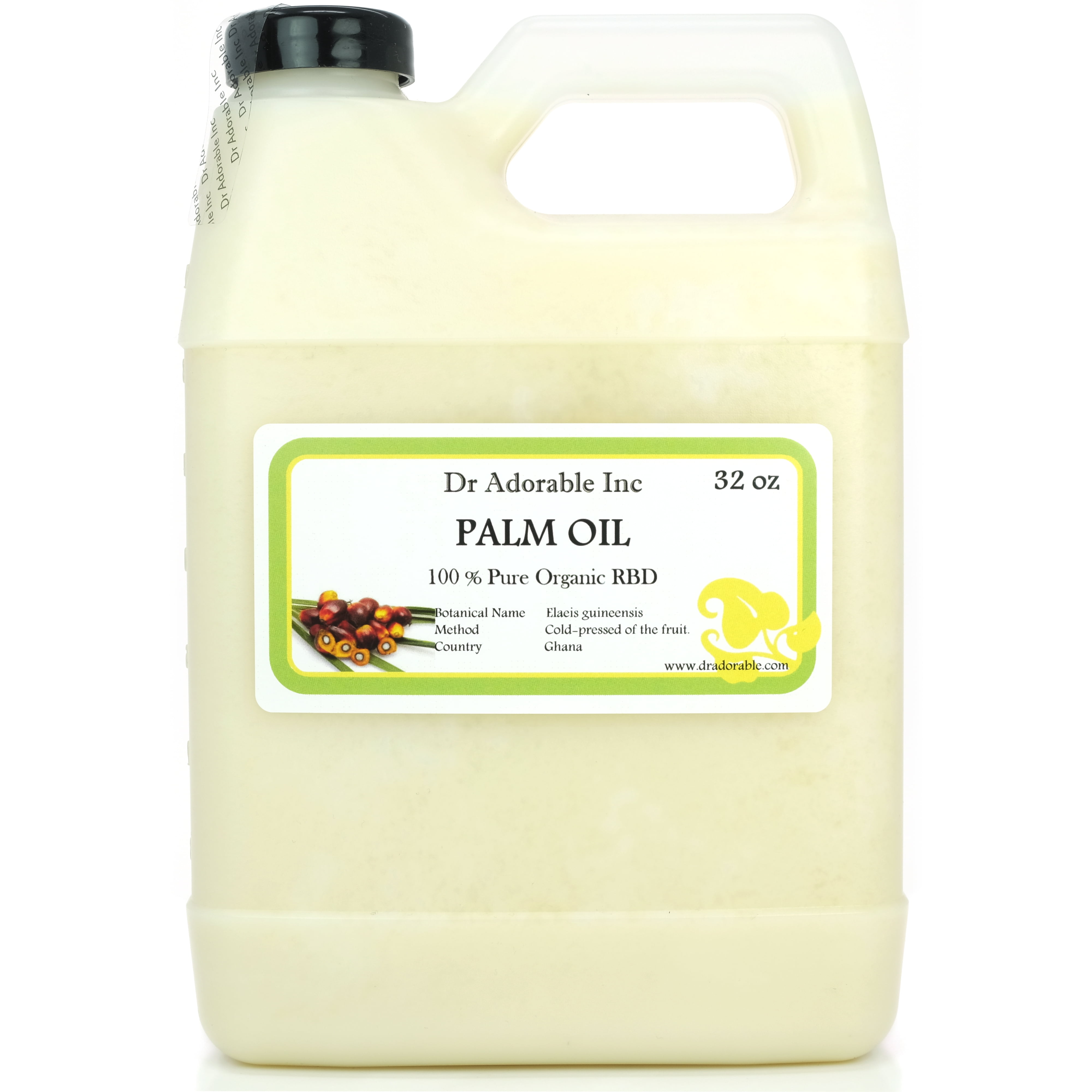 Dr.Adorable - Palm Oil - 100% Pure Cold Pressed Organic Natural - 32 oz