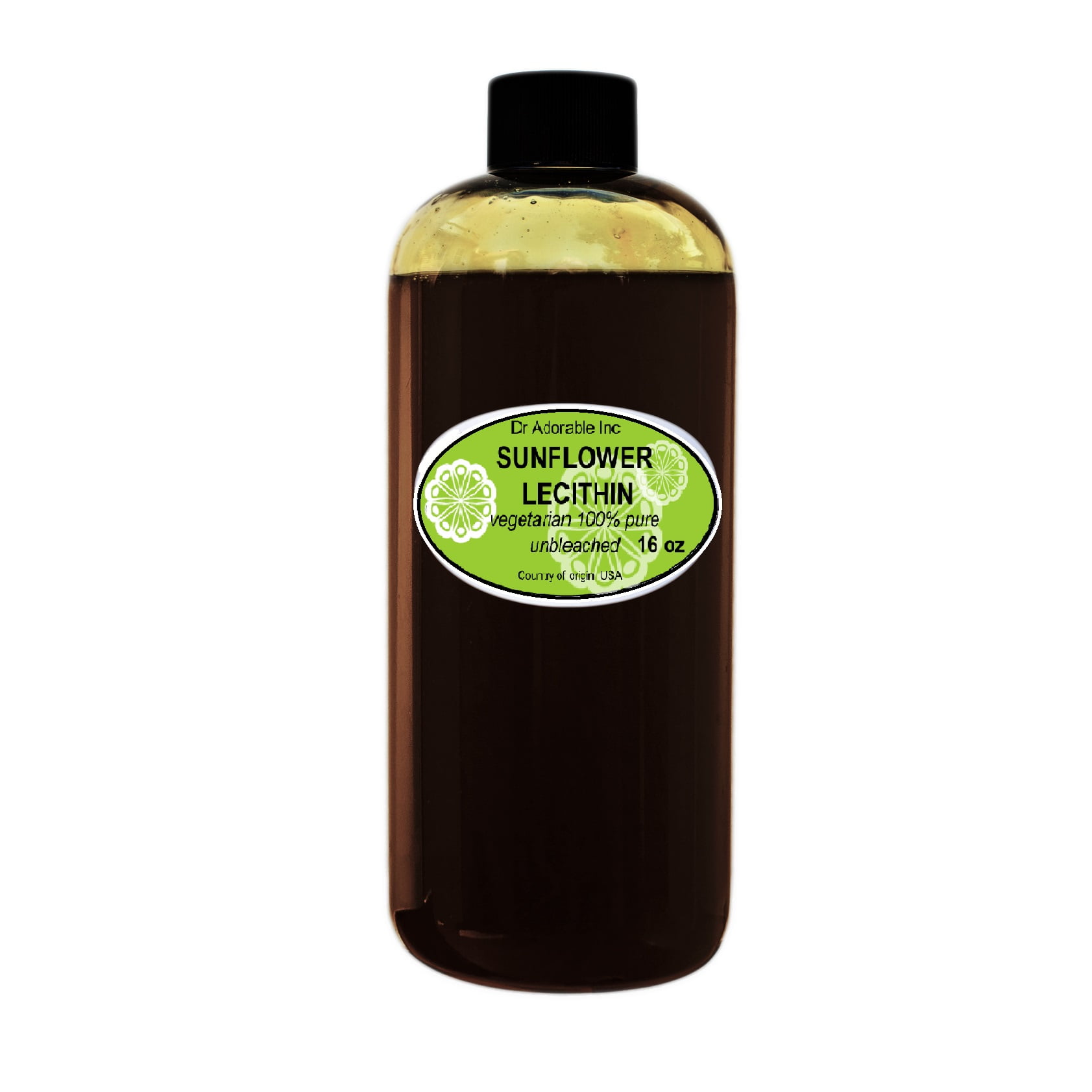 Dr.Adorable SUNFLOWER LECITHIN VEGETERIAN UNBLEACHED FLUID LIQUID 100