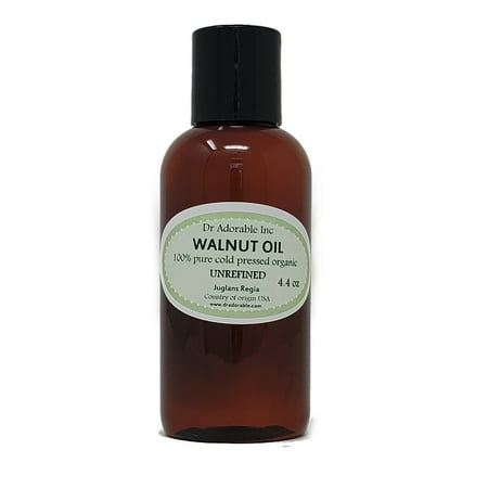 Dr Adorable - 4 oz - Walnut Unrefined Oil - 100% Pure Organic Cold Pressed Natural