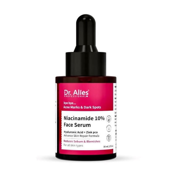 Dr. Alies Professional 10% Niacinamide Face Serum with Zinc for Acne Spots | Blemishes | oil Control (30 ml)