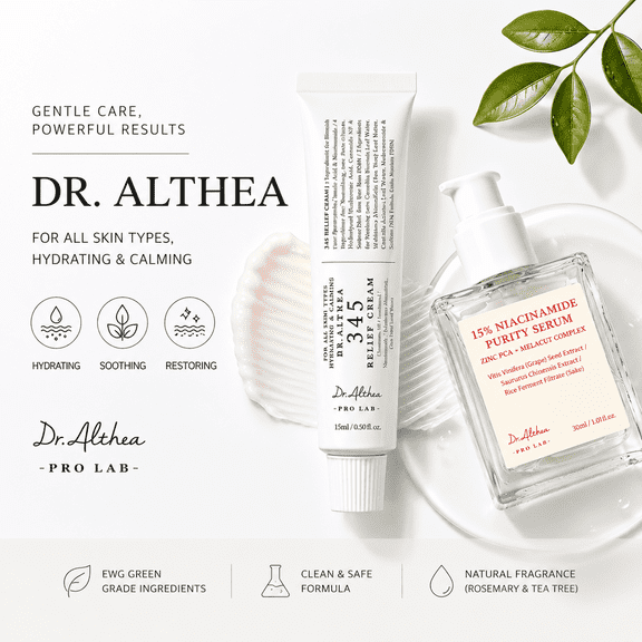 Dr.Althea Post Acne Care Set (Boosting) | Soothing Recovery & Helps Remover Dark Spots, Korean Vegan Skin Care for All Skin Types