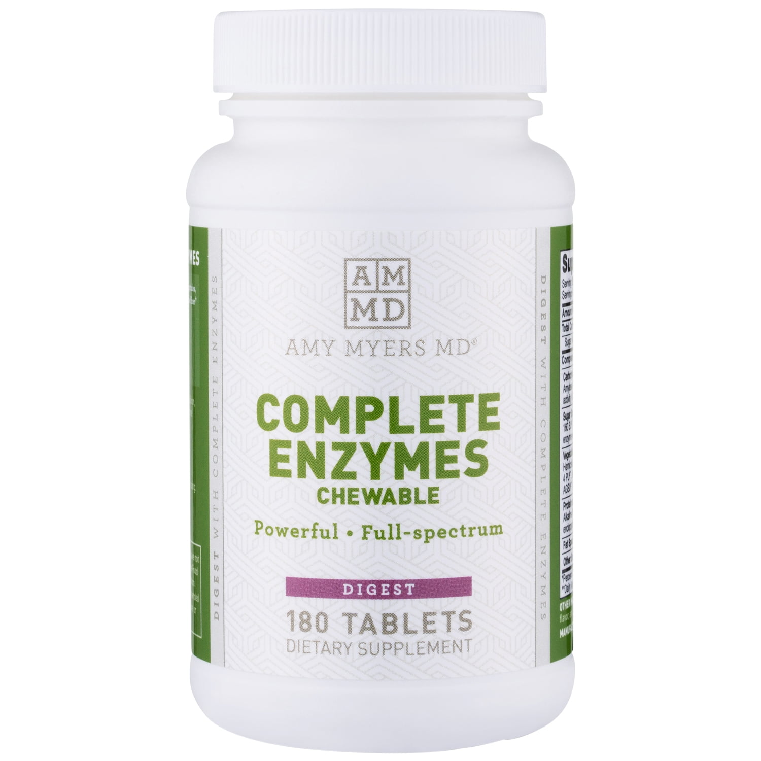 Dr Amy Myers Digestive Enzymes Chewable Complete Enzymes Support