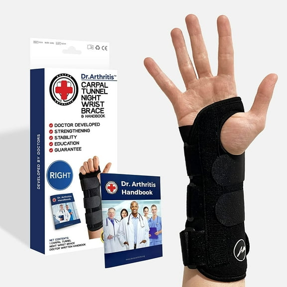 Dr. Arthritis Cotton and Spandex Orthopedic Brace for Wrist and Carpal Tunnel Syndrome