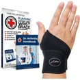thumbnail image 1 of Dr. Arthritis Doctor Developed Copper Wrist Brace/Wrap for Carpal Tunnel Support, Splint Brace -F.D.A. Medical Device & Doctor Handbook-Night Support for Women Men-Right & Left hands (Single), 1 of 10