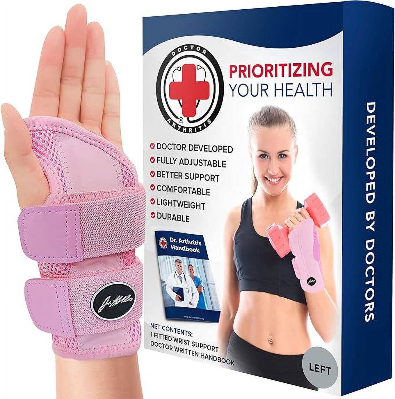 Dr. Arthritis Doctor Developed Fitted Wrist Brace for Carpal Tunnel