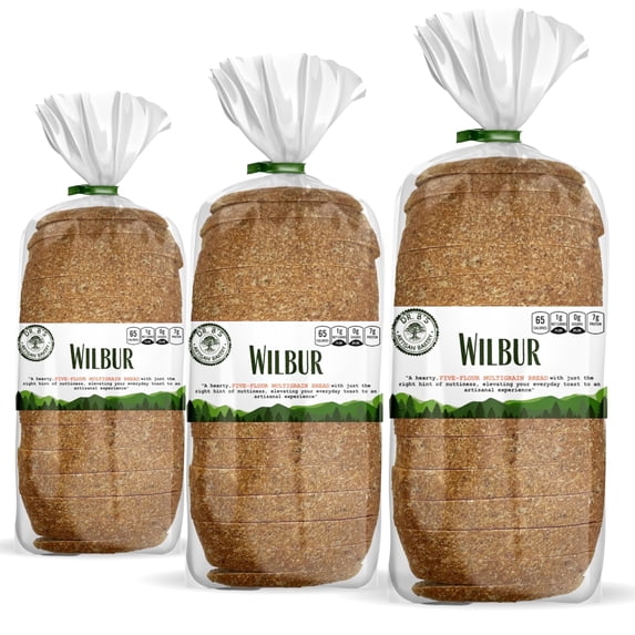 Dr. B's Wilbur Five Flour Multigrain Bread | 1g Net Carbs & 7g Protein ...