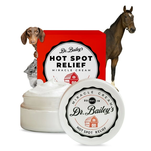 Dr. Bailey's Miracle Cream - 4 OZ Topical Ointment | Hot Spot Treatment for Dogs, Cats, Animals | Dog Skin Irritation Treatment | Animal Wound Care