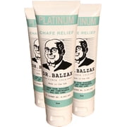 Dr Balzax Platinum; Anti Chafing Cream. Body Hot Spot Chafe Prevention. Trusted Protection - 3 Tubes