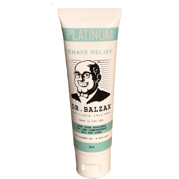 Dr Balzax Platinum; Anti Chafing Cream. Body Hot Spot Chafe Prevention. Trusted Protection