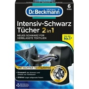 Dr. Beckmann Color Cloths Intensive Black 2in1, 6 pcs