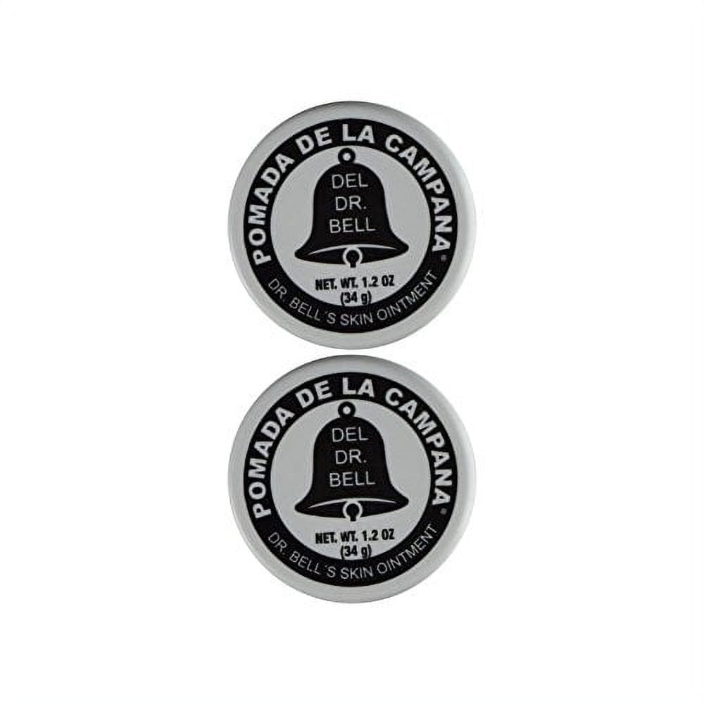 Dr Bell's Pomade 1.2 Oz (Pack of 2) Pomada De La Campana Medicated Cream Crema Medicada