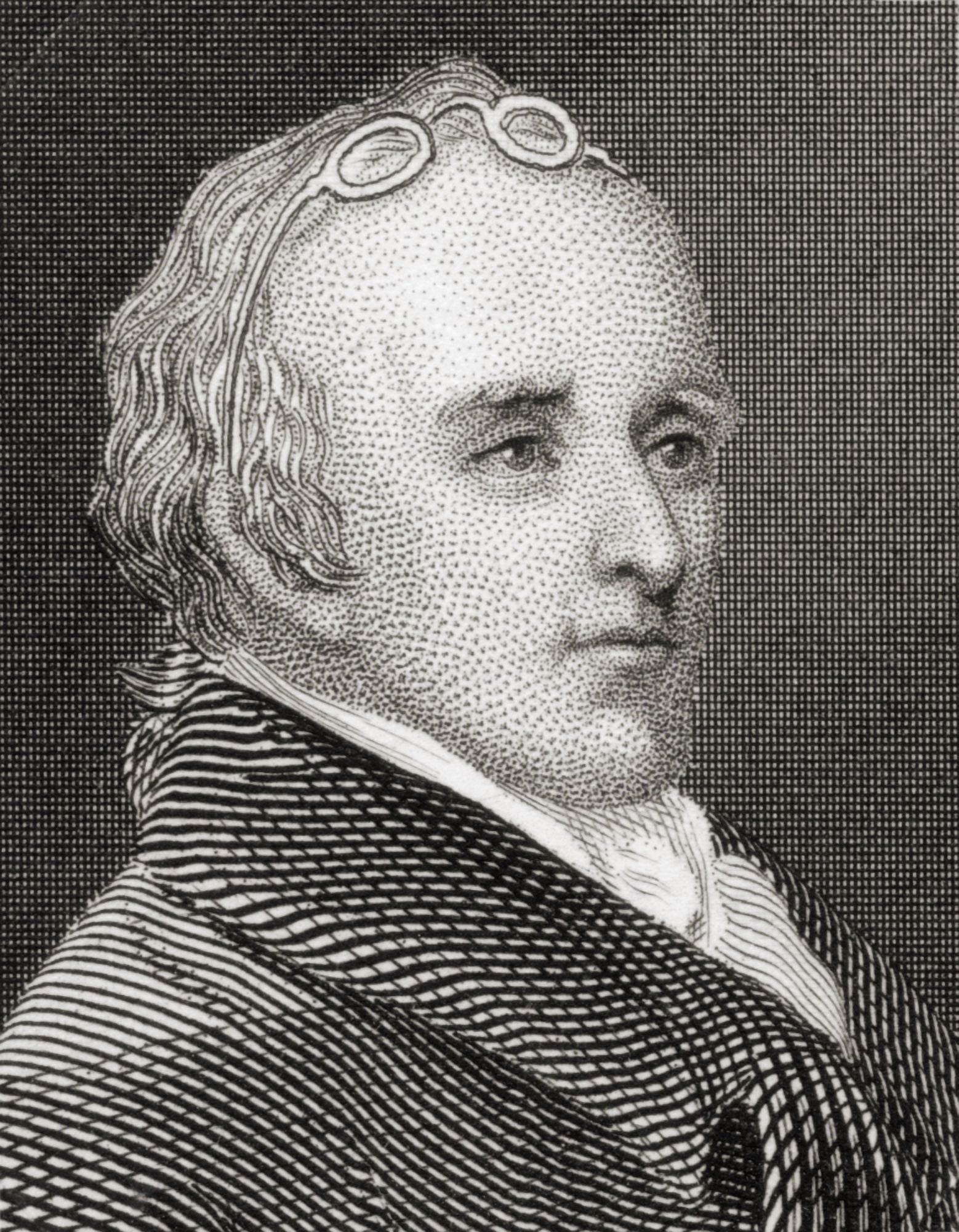 Dr Benjamin Rush 1745 To 1813 American Statesman Physician Writer Educator Humanitarian And Founding Father A Signatory Of Declaration Of Independence Canvas Art - Ken Welsh Design Pics (24 x 32)