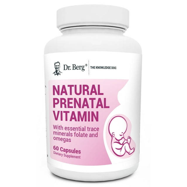 Dr. Berg Natural Prenatal Vitamins for Women Prenatal Multivitamin