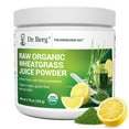 thumbnail image 1 of Dr. Berg Organic Wheatgrass Superfood Raw Juice Powder, Lemon Flavor, 164g, 1 of 10