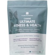 Dr. Bills Canine Ultimate Fitness & Health (680g) | Complete Multivitamin for Dogs | Pet Supplement | Includes Coenzyme Q-10, Vitamin E, Vitamin D-3, Biotin, Folic Acid, and Hyaluronic Acid