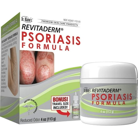 Dr. Blaine's Revitaderm Psoriasis Treatment, Reduced Odour Formula, 4 oz, 6 Pack