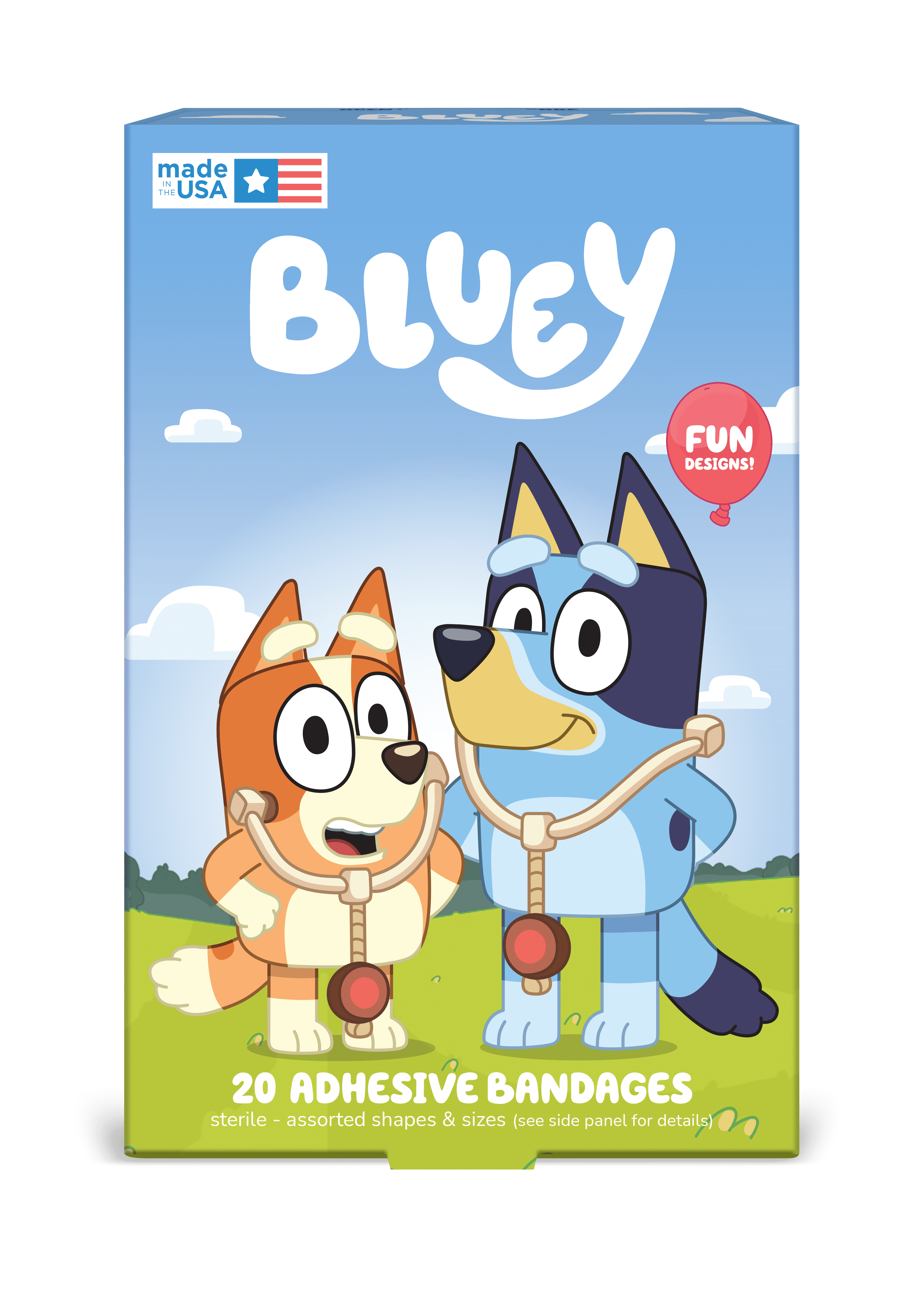 Dr. Bluey 20 Count Bandages