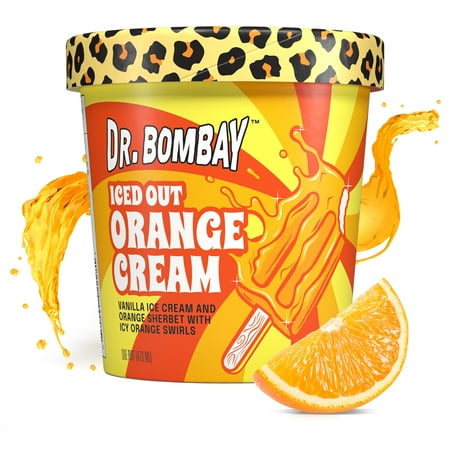 Dr. Bombay Iced Out Orange Cream - 1 Pint (16oz)