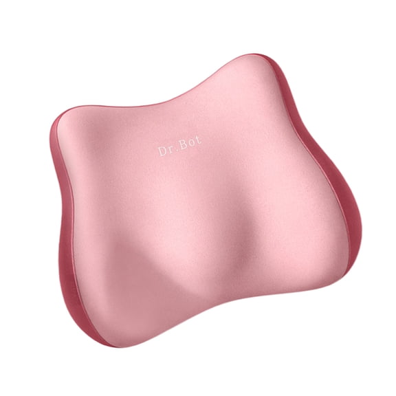 Dr.Bot Cushions, Ergonomic Chair Back Pillow for Gaming Chair, Car, Bed (PINK)