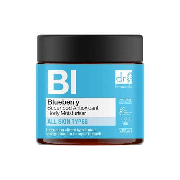 Dr Botanicals Blueberry Superfood Antioxidant Body Moisturizer 60ml
