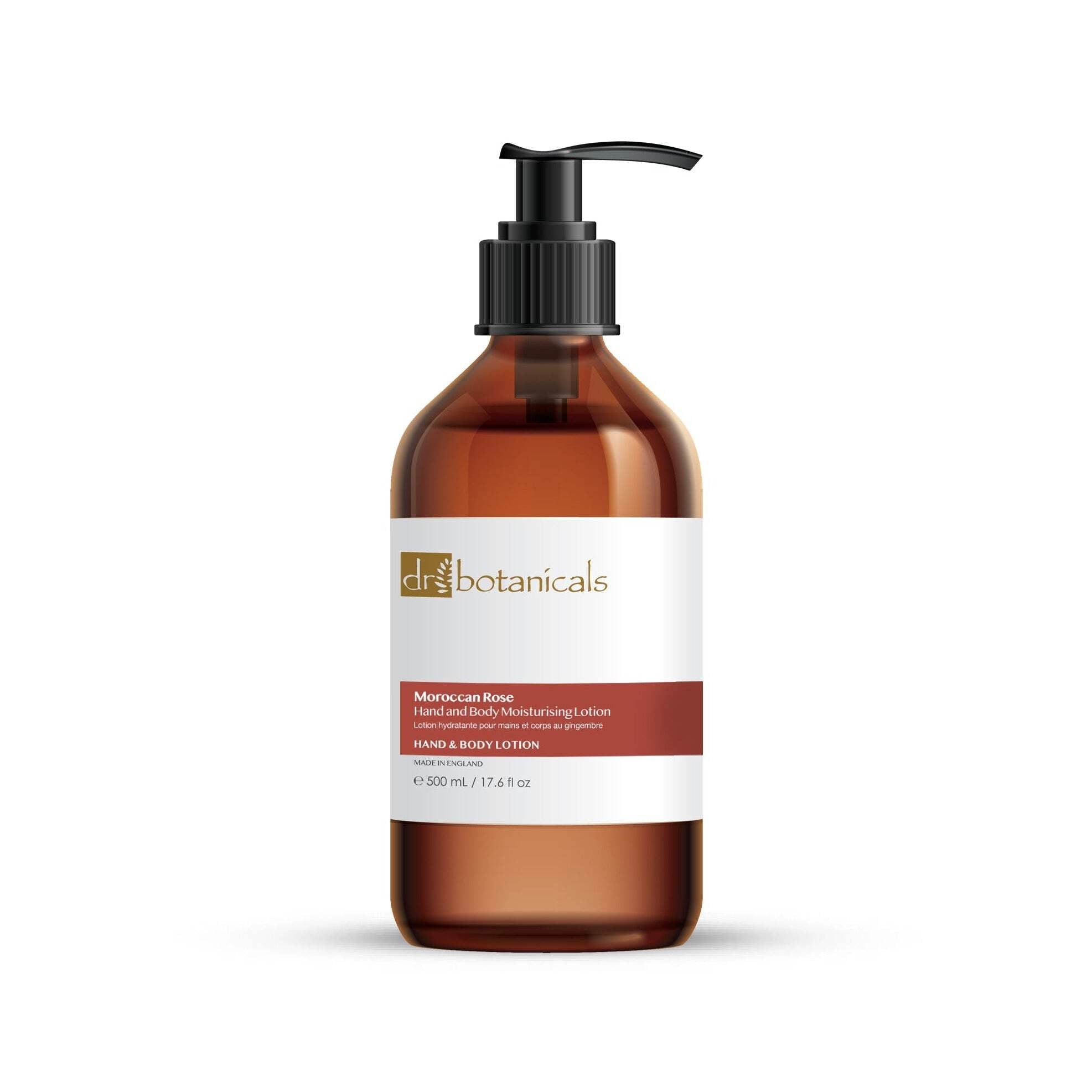 Dr Botanicals Moroccan Rose Hand  Body Moisturising Lotion 500ml