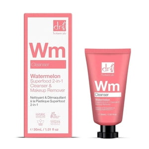 Dr Botanicals Watermelon Superfood 2-In-1 Cleanser And Makeup Remover, 3.52 Oz..