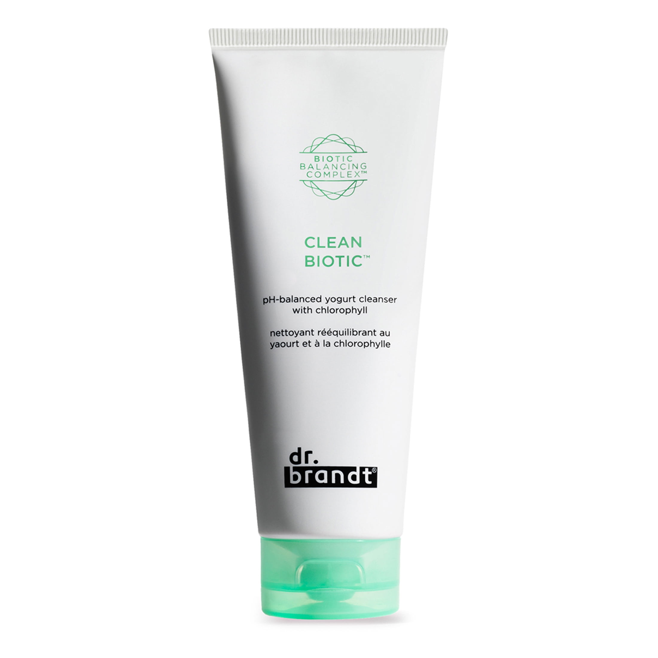 Dr. Brandt CLEAN BIOTIC pH-Balanced Yogurt Cleanser with Chlorophyll, 3.5 Oz