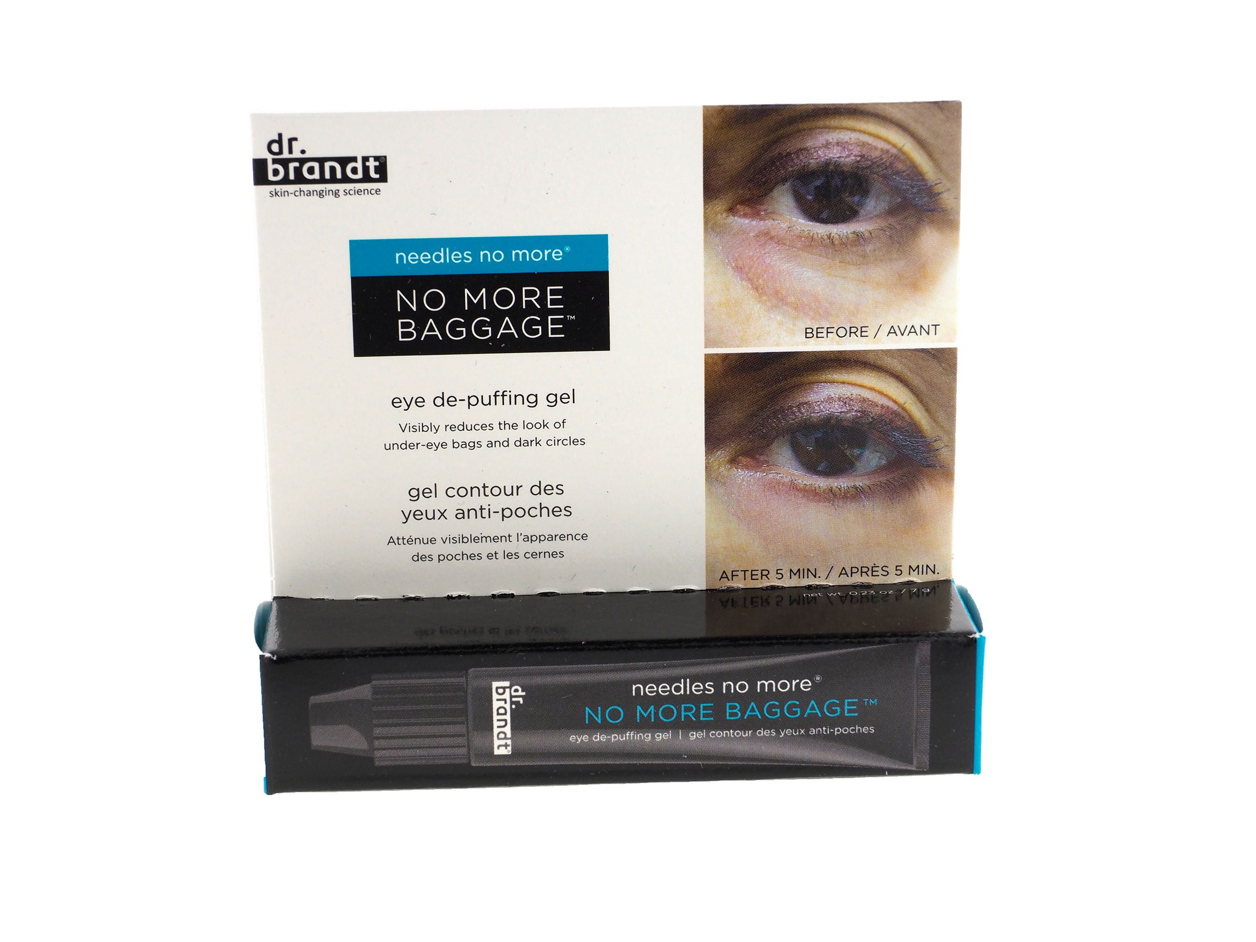 Dr. Brandt Skincare 0.5oz Needles No More No More Baggage Eye De-Puffying  Gel