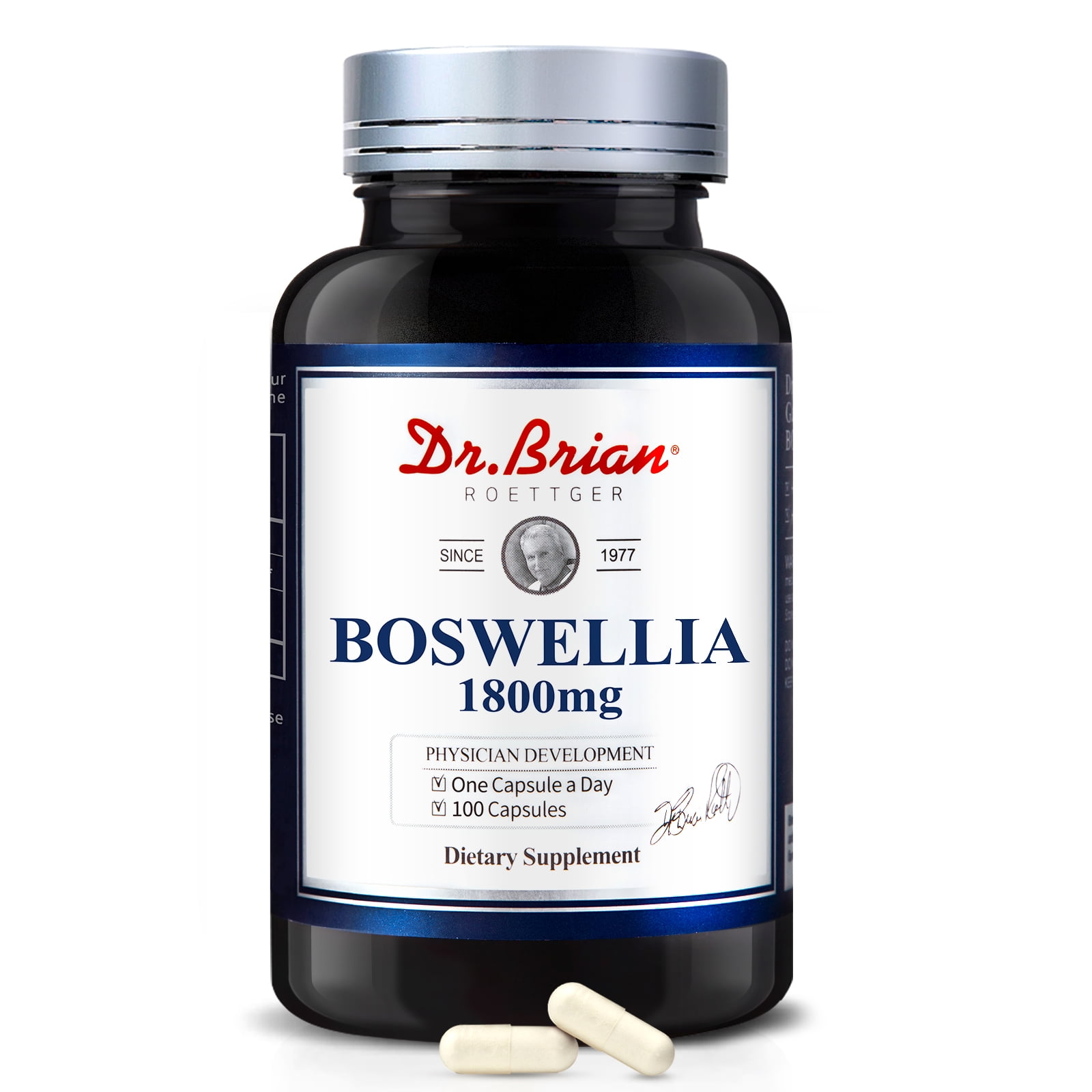Dr. Brian Boswellia Capsules 100ct 90% Boswellic Acids Boswellia ...