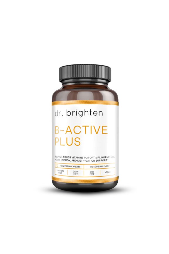 B-Active Plus - Vegan B Vitamins Dietary Supplement in Their Coenzymated Forms (30 Count)
