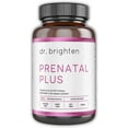 thumbnail image 1 of Dr. Brighten Prenatal Plus - Women’s Formulation, Active B Vitamins, Minerals, Antioxidants for Pregnant or Nursing Mothers, Non-GMO Vegan, No Gluten, No Soy - 180 Capsules, 1 of 6