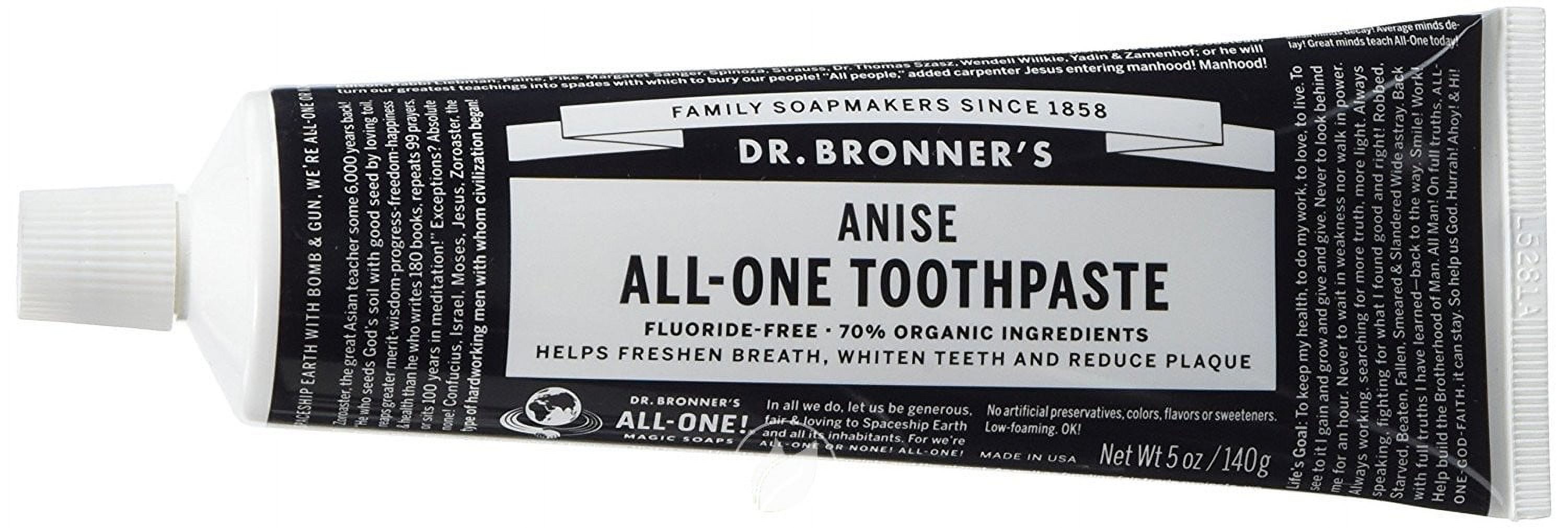 Dr. Bronner'S Magic Soaps AllOne Toothpaste Anise 5 Ounce
