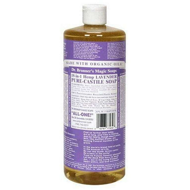 QTY 3 Dr Bronners Hemp popular Tea Tree Soap