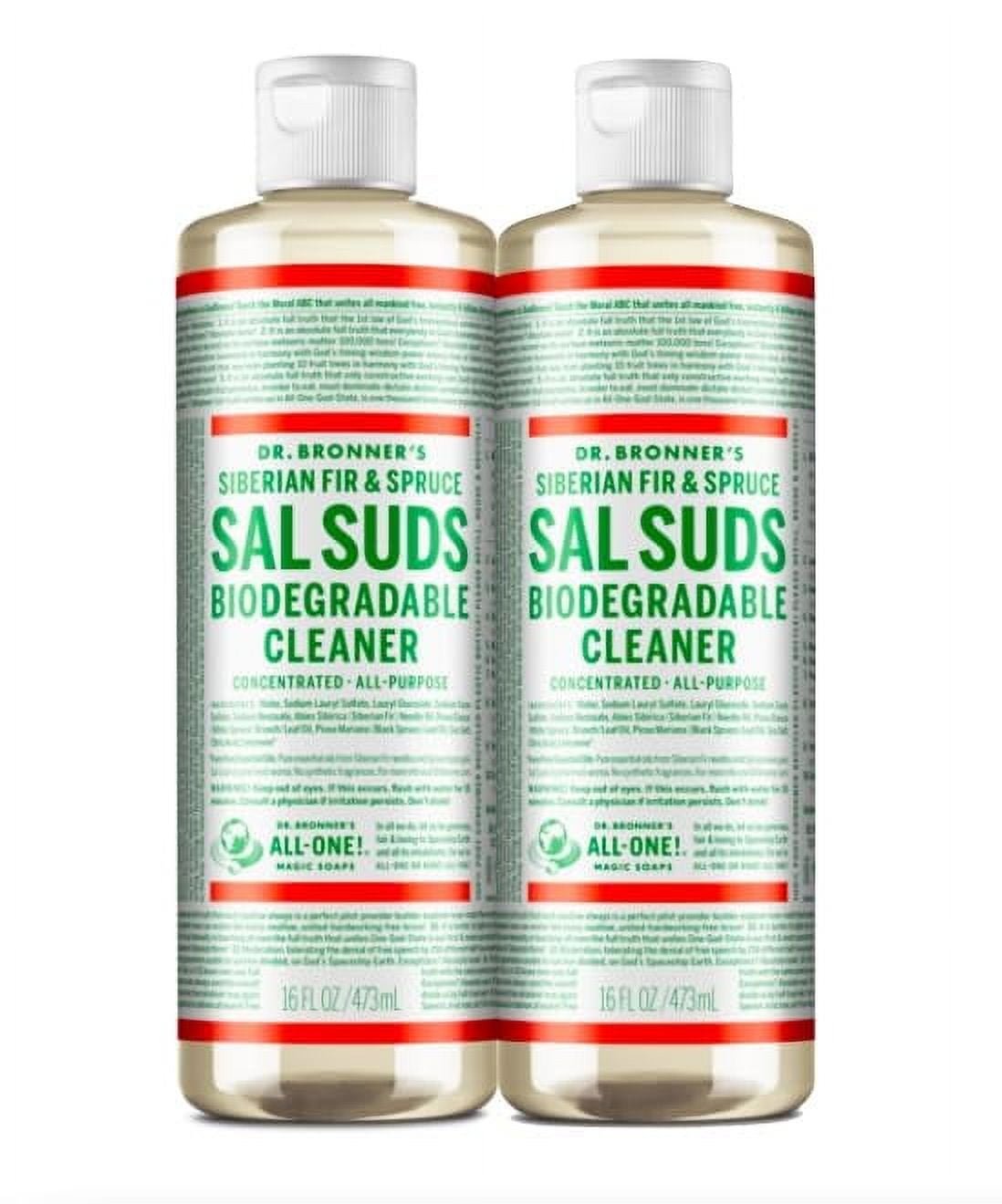 Dr. Bronner,S Sal Suds Biodegradable Cleaner (16 Ounce, 2Pack) All
