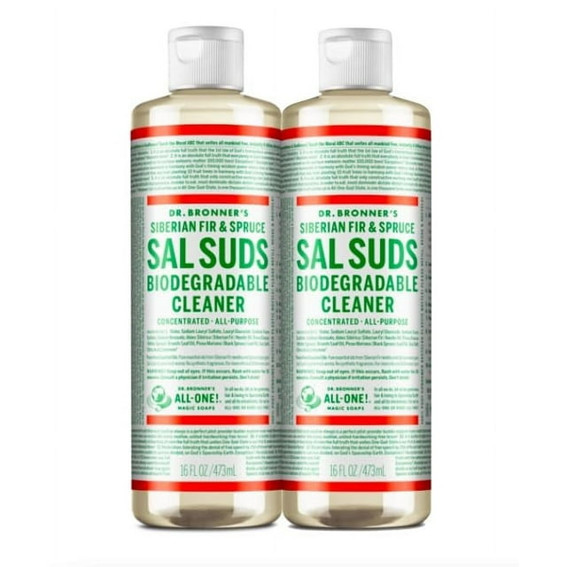 Dr. Bronner,S Sal Suds Biodegradable Cleaner (16 Ounce, 2Pack) All