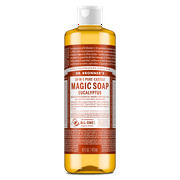 Dr. Bronner's Magic Soap - Eucalyptus - Pure-Castile Liquid Soap - 16 oz - for face, body wash, hands