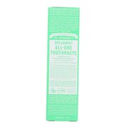 Dr. Bronner's All-One Toothpaste – Spearmint 5 Ounces - Pack Of 3.