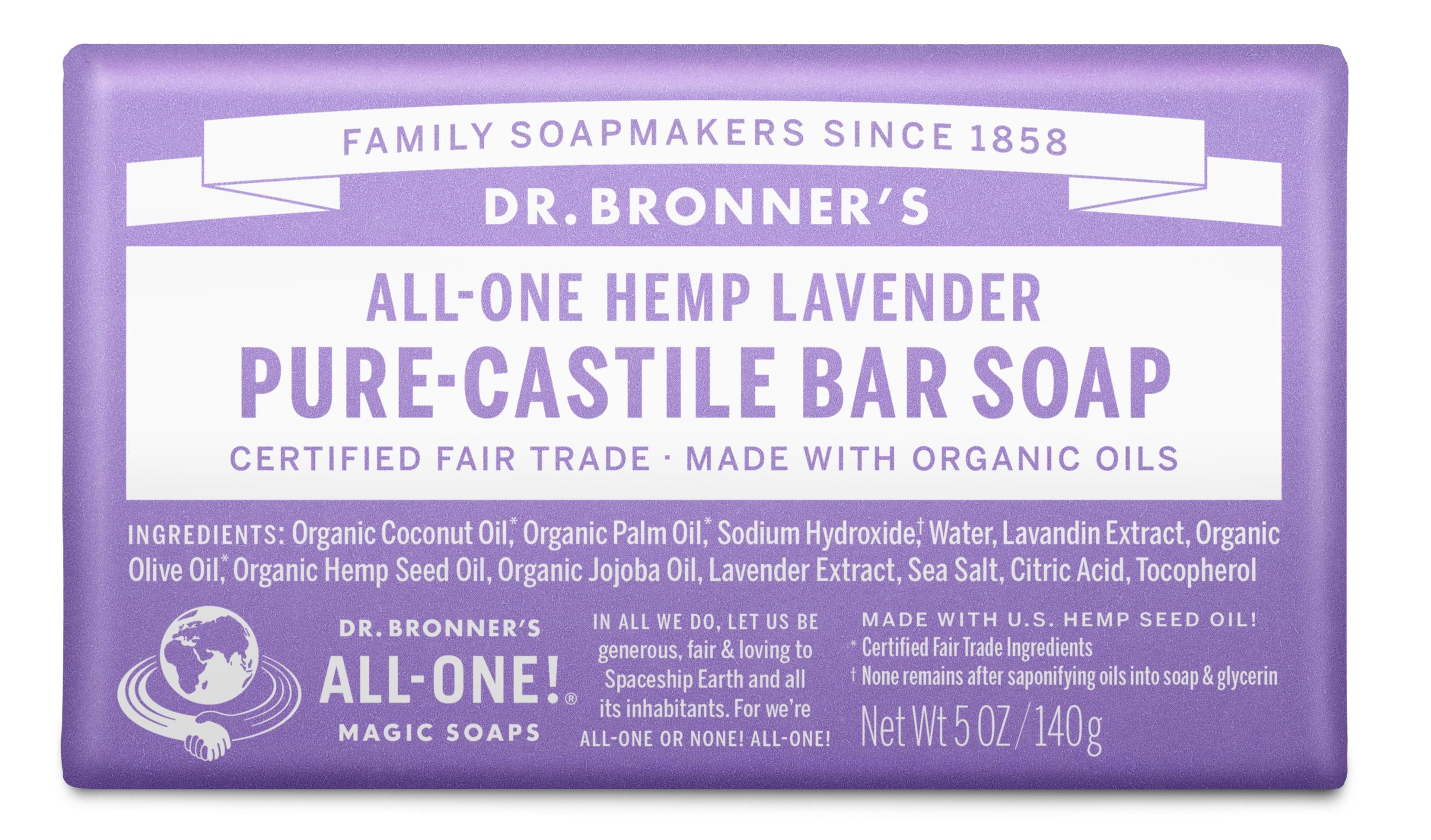Dr. Bronner's Magic Soap - Castile Bar - Lavender - 5 oz