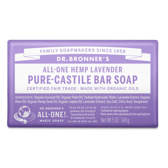 Dr. Bronner's Magic Soap - Castile Bar - Lavender - 5 oz