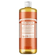 Dr. Bronner's Magic Soap Castile Liquid - Tea Tree - 32 oz - 18-in-1 Uses - Adults, Teens, Children