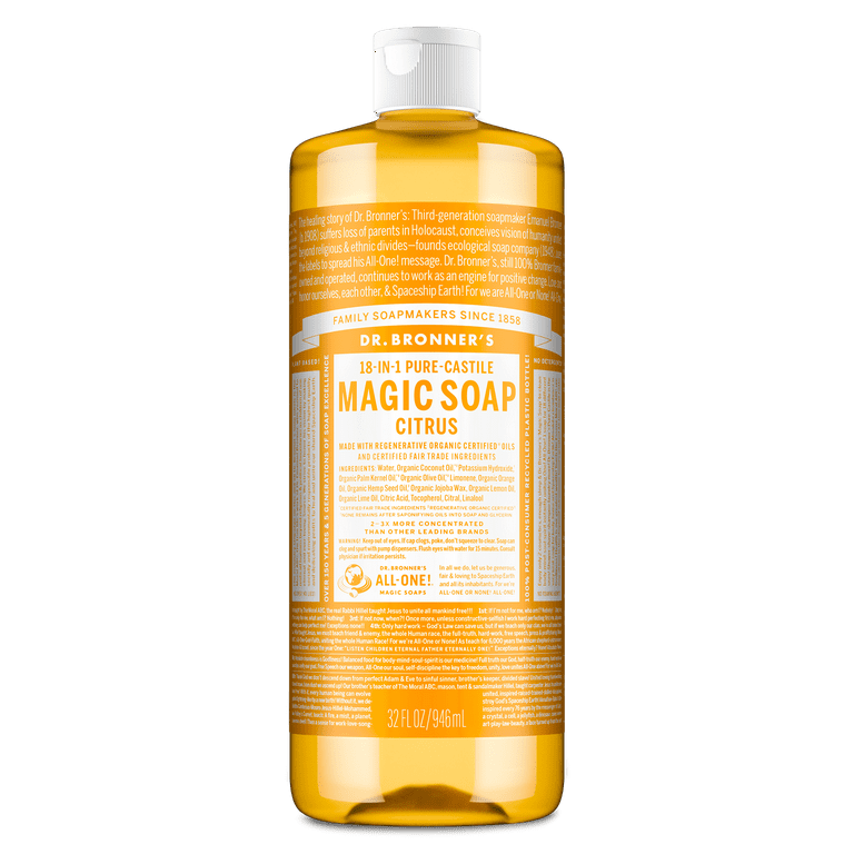Dr. Bronner's Magic Soap - Citrus - Pure-Castile Liquid Soap