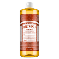 Dr. Bronner's Magic Soap - Eucalyptus - Pure-Castile Liquid Soap - 32 oz – for face, body wash, hands