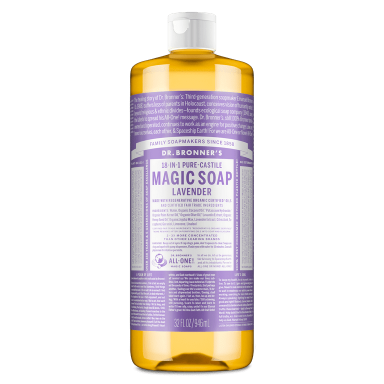 Dr Bronners Pure-Castile Liquid Soap Lavender Dr Bronners Pure-Castile Liquid Soap Lavender
